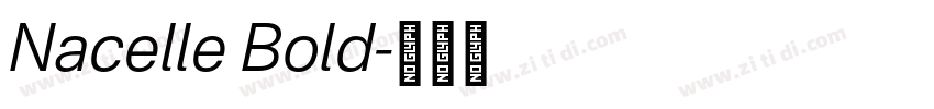 Nacelle Bold字体转换